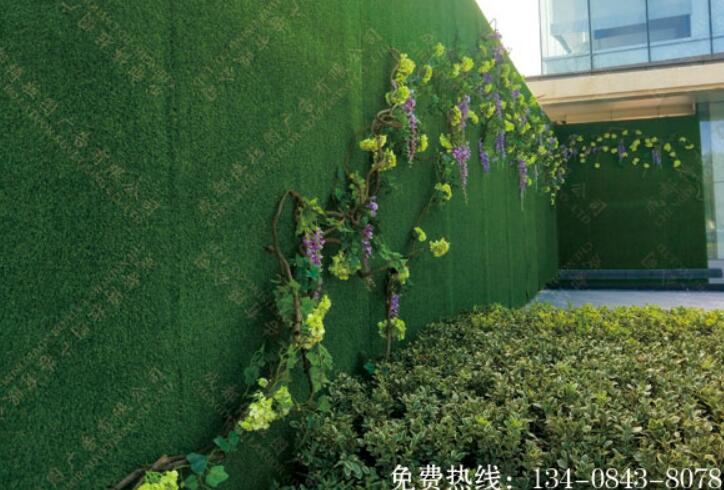 成都楼盘围挡绿植墙制作