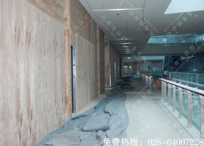 商场店面装修打围喷绘广告制作